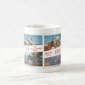 ヴィンテージポストカード、ホピインディアントライバルダンサーAZ コーヒーマグカップ (中央)