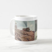 ヴィンテージポストカード、Pikes Peak、COLORADO、2シーン コーヒーマグカップ (正面左)