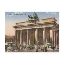ヴィンテージポストカードBrandenburger Tor Berlin