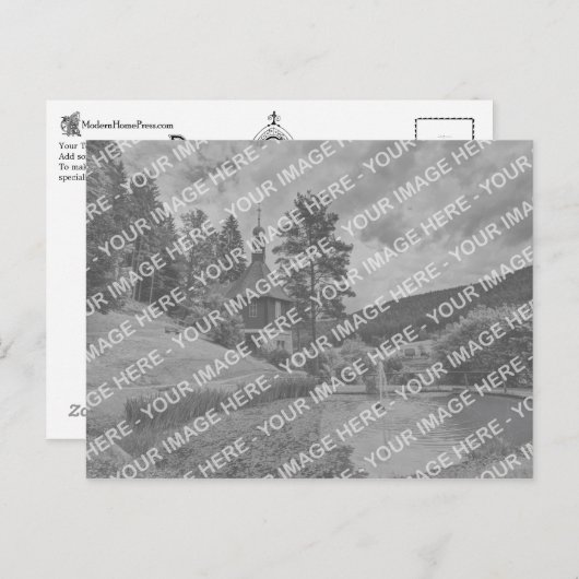 ヴィンテージポストカーファンシードバック – 「C」デザイン ポストカード (正面/裏面)