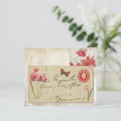 ヴィンテージポストフローラスクラップブック紙 (スタンド正面)