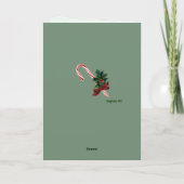 ヴィンテージポストマンサンタクリスマカスタムス シーズンカード (裏面)