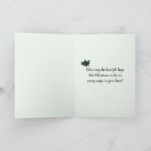 ヴィンテージポストマンサンタクリスマカスタムス シーズンカード (内部)