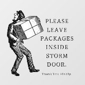 ヴィンテージポストマンパッケージ配置ウィンドウの固定 ウィンドウサイン (シート)