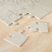 ヴィンテージポストメール母の日レッドローズブーケ ジグソーパズル (側面)