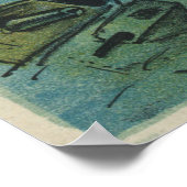 ヴィンテージポセイドン&サンケンシップイラストレーション ポスター (角)