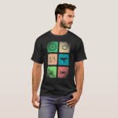 ヴィンテージポップバイク グランジ バイク Tシャツ (正面フル)