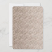 ヴィンテージポップ・アートのチーズフィズリンクバチェロレッテ 招待状 (裏面)