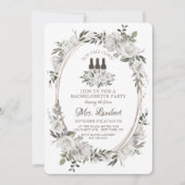 ヴィンテージポップ・アートのチーズフィズリンクバチェロレッテ 招待状 (正面)