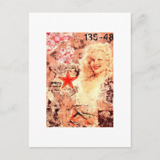 ヴィンテージポップ・アートの葉書 ポストカード