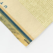 ヴィンテージポニー表現マップ フリースブランケット (角)