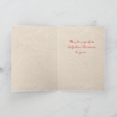 ヴィンテージポピーのクリスマスカード シーズンカード (内部)