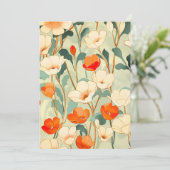 ヴィンテージポピーの花 シーズンカード (スタンド正面)