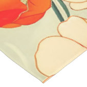 ヴィンテージポピーの花 テーブルクロス (アングル)