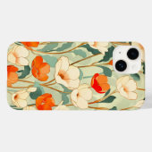 ヴィンテージポピーの花 Case-Mate iPhoneケース (裏面 (横))