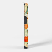ヴィンテージポピーの花 iPhoneケース (右側面)