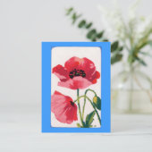 ヴィンテージポピープリント ポストカード (スタンド正面)