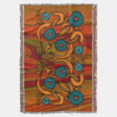 ヴィンテージポピー スローブランケット (正面縦)