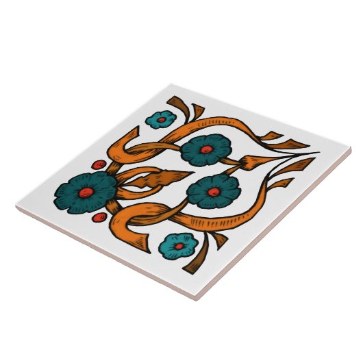 ヴィンテージポピー タイル (側面)