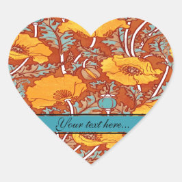 ヴィンテージポピー～ハートシール ハートシール