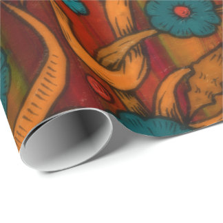 ヴィンテージポピー ラッピングペーパー