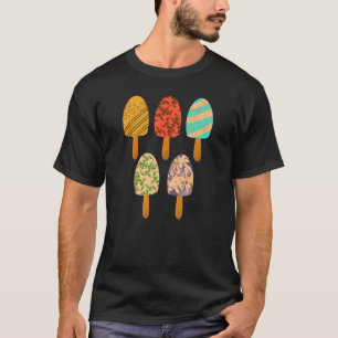 ヴィンテージポプシクルフィアイスポップ・アートのクリームバーロリー Tシャツ