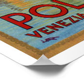 ヴィンテージポラ・プラのローマ演劇イタリアン旅行 ポスター (角)