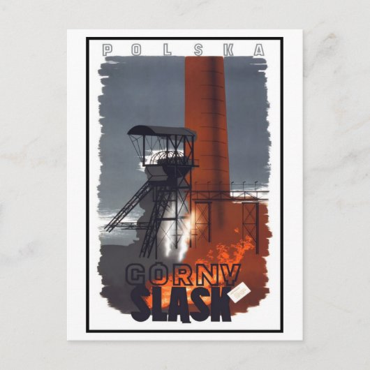 ヴィンテージポルスカポーランドスラスク ポストカード (正面)