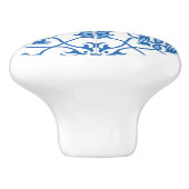 ヴィンテージポルトガルのアズレジョのタイル模様 セラミックノブ (側面)