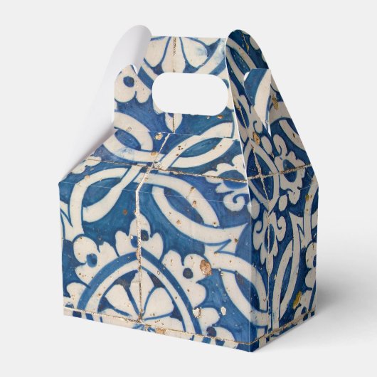 ヴィンテージポルトガルのアズレジョ フェイバーボックス (正面サイド)