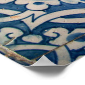 ヴィンテージポルトガルのアズレジョ ポスター (角)