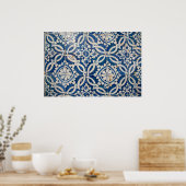 ヴィンテージポルトガルのアズレジョ ポスター (キッチン)