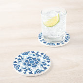 ヴィンテージポルトガルブルーアズレホスタイルパターン コースター (側面)