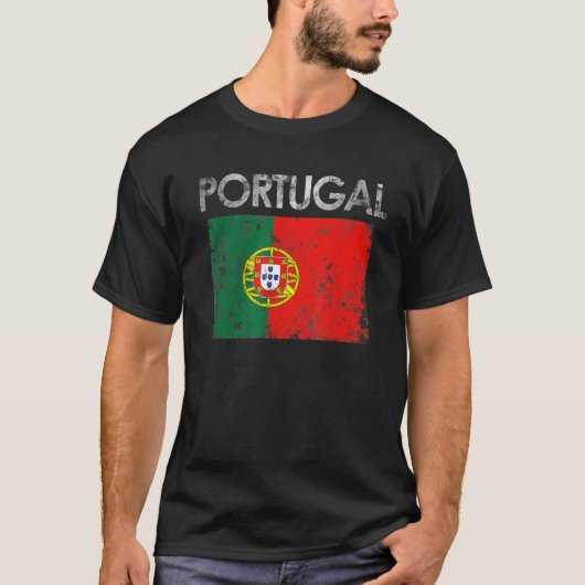 ヴィンテージポルトガル国旗プライド Tシャツ (正面)