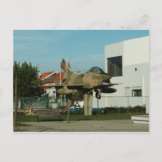 ヴィンテージポルトガル戦闘機 ポストカード (正面)