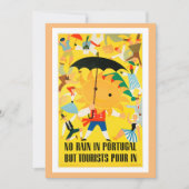 ヴィンテージポルトガル旅行ポスター カード (正面)