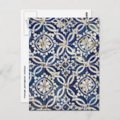 ヴィンテージポルトガル語アズレジョ ポストカード (正面/裏面)