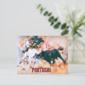 ヴィンテージポルトガル闘牛場 ポストカード (スタンド正面)