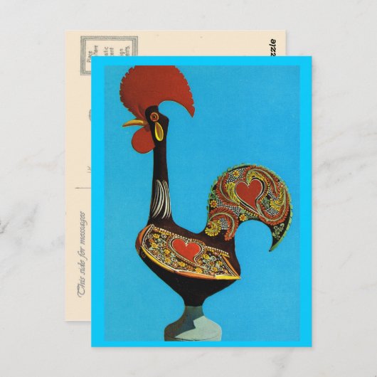 ヴィンテージポルトガル、バルセロスのコケレル ポストカード (正面/裏面)