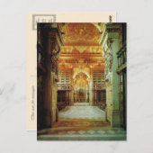 ヴィンテージポルトガル、Coimbra、University Library ポストカード (正面/裏面)