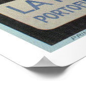 ヴィンテージポルトフィノイタリアンリビエラ旅行ポスター ポスター (角)