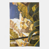 ヴィンテージポルトフィノイタリア キッチンタオル (縦)