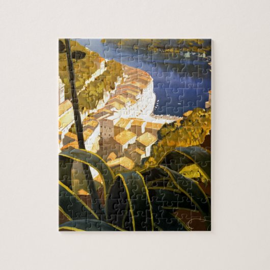 ヴィンテージポルトフィノイタリア ジグソーパズル (縦)