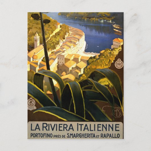 ヴィンテージポルトフィノイタリア ポストカード (正面)