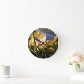 ヴィンテージポルトフィノイタリア ラウンド壁時計 (ホーム)