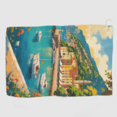 ヴィンテージポルトフィノジェノヴァイタリア ゴルフタオル (横)