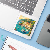 ヴィンテージポルトフィノジェノヴァイタリア シール (ノートパソコンとiPhone)