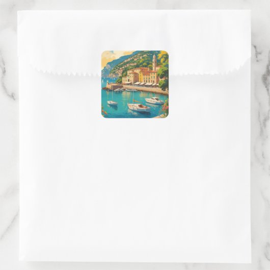 ヴィンテージポルトフィノジェノヴァイタリア スクエアシール (バッグ)