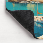 ヴィンテージポルトフィノジェノヴァイタリア マウスパッド (コーナー)