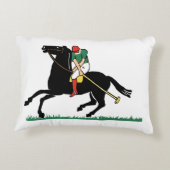 ヴィンテージポロプレーヤーオンポニー アクセントクッション (裏面)